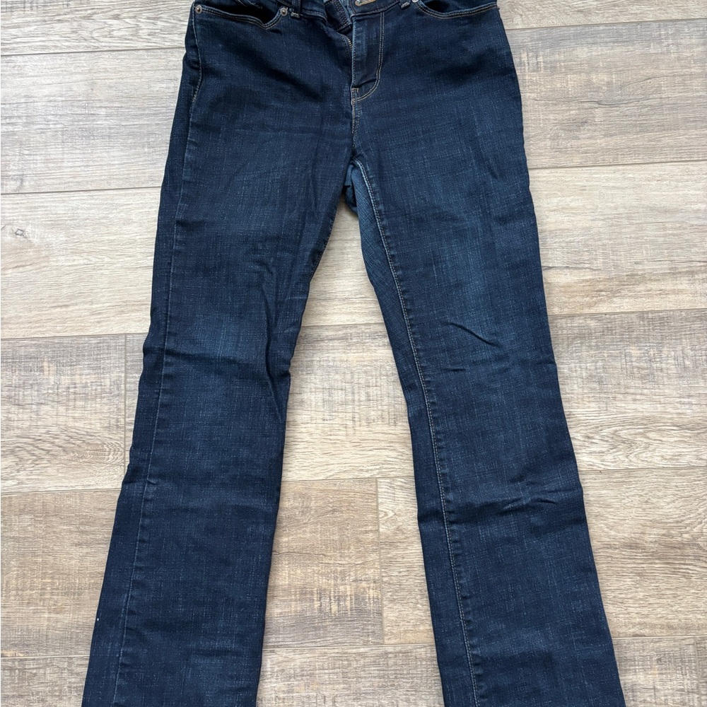 Levi's Dark Blue Straight Leg Women's Jeans